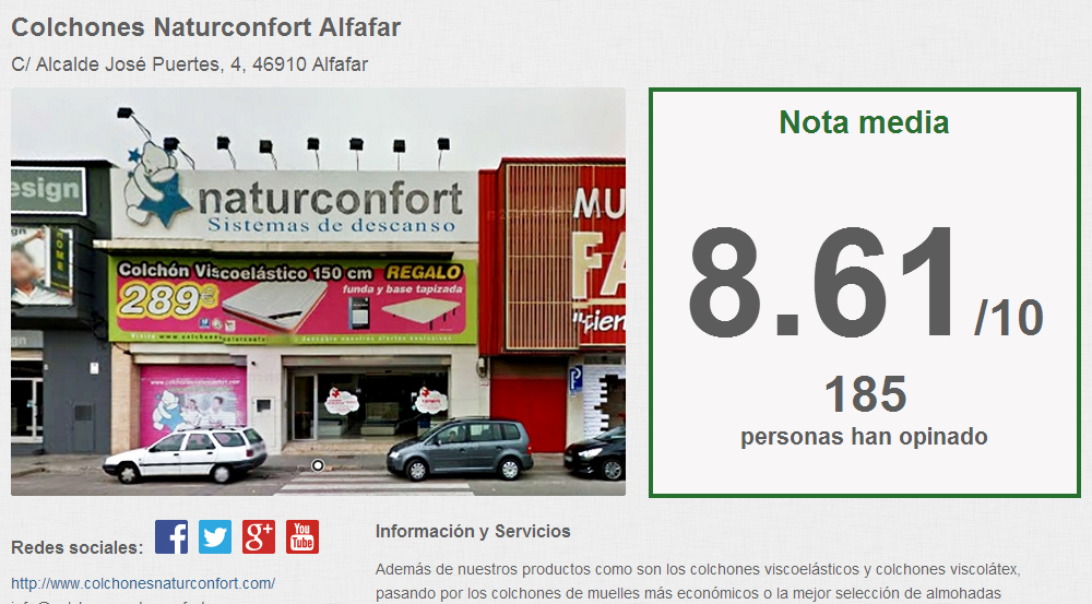 colchones naturconfort alfafar byom